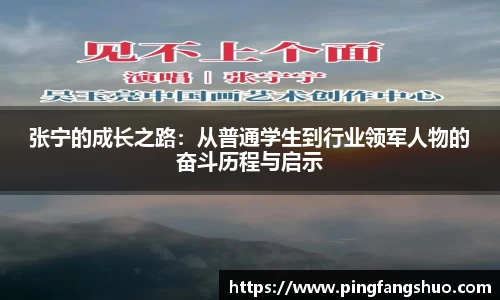 张宁的成长之路：从普通学生到行业领军人物的奋斗历程与启示