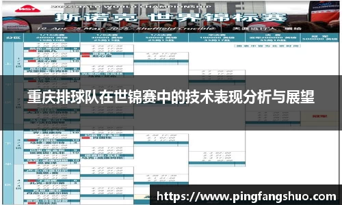 重庆排球队在世锦赛中的技术表现分析与展望